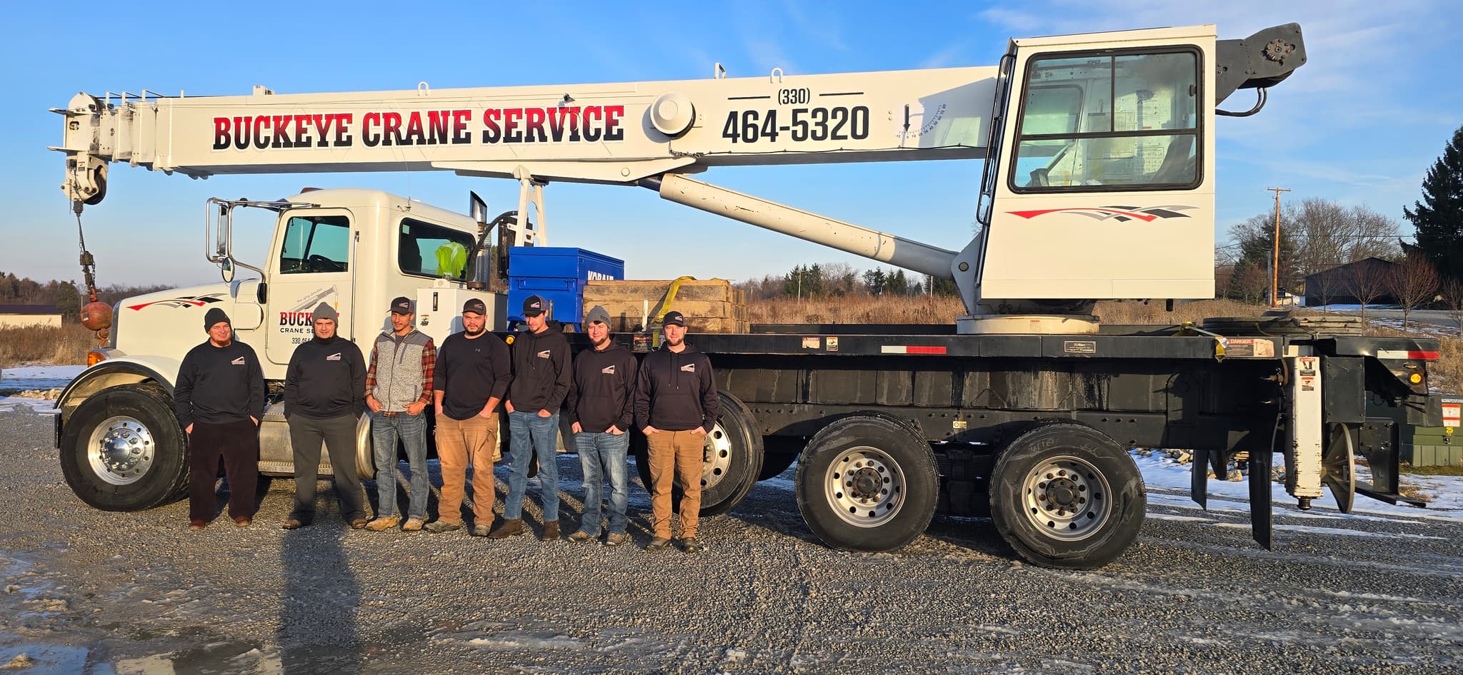 Buckeye Crane Service team at work